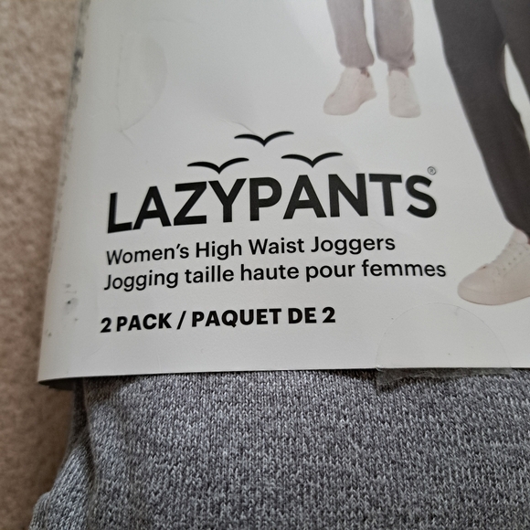 Lazypants Women’s Hacci Knit Joggers 2-pack Size Medium Grey Lounge Pants - Picture 9 of 14